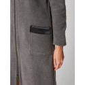 Zipped dressing gown in ESSENTIEL H54A Anthracite chiné