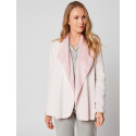 Fur draped loungewear jacket in  ESSENTIEL H73A Rose chiné 