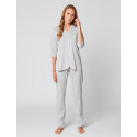 Button-up Pyjamas • Essentiel E06A • Gris chiné