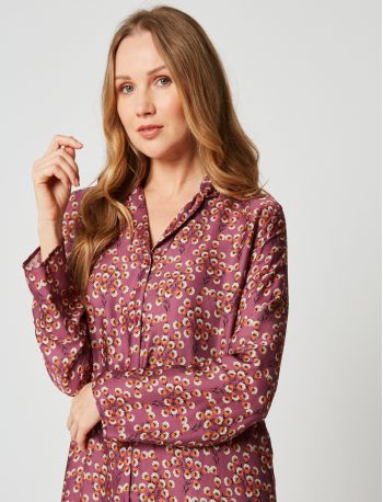 chemise de nuit femme boutonnée