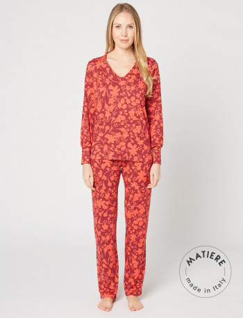Plum/nutmeg PATCHOULI 402 pyjama